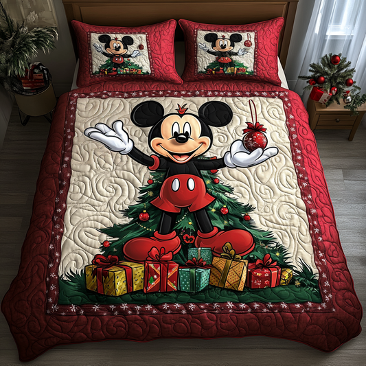 Merry And Bright Dreams 3-Piece Quilted Bedding Set NCU0LT007