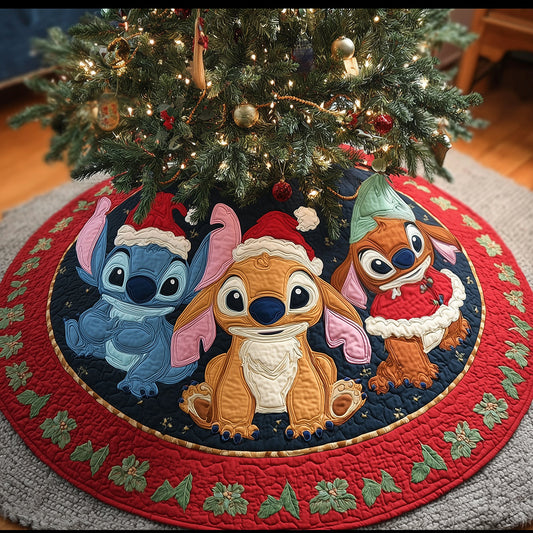 Merry Mischief Maker Quilted Tree Skirt NCU0HT083