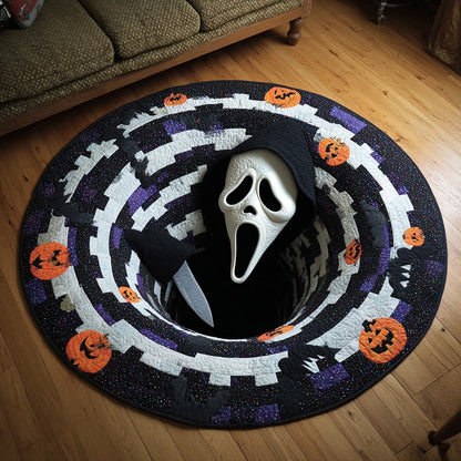 Midnight Descent Quilted Round Mat NCU0DV008