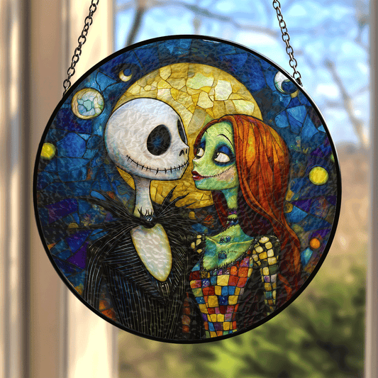 Love Beyond The Grave - Stained Glass Window Hanging Suncatcher NCU0HT004