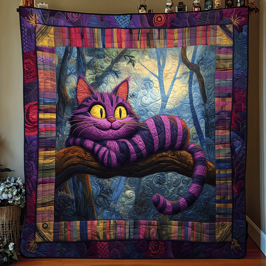 Mystical Cat Quilted Blanket NCU0HT025