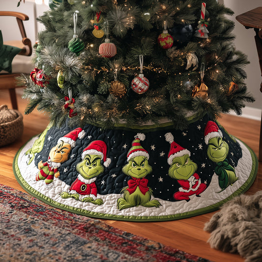 Naughty List Express Quilted Tree Skirt NCU0HT075