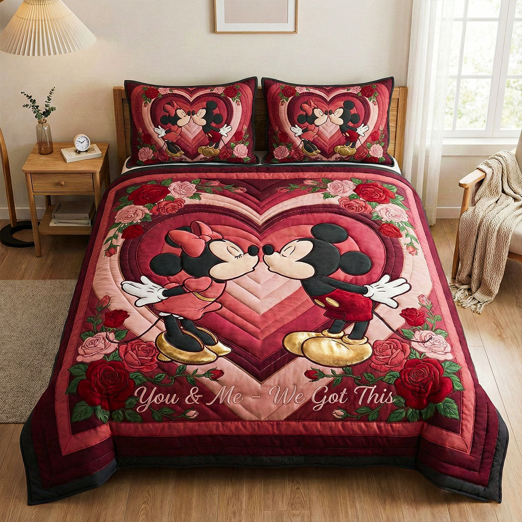 Our Love Home 3-Piece Quilted Bedding Set DMC0NT005