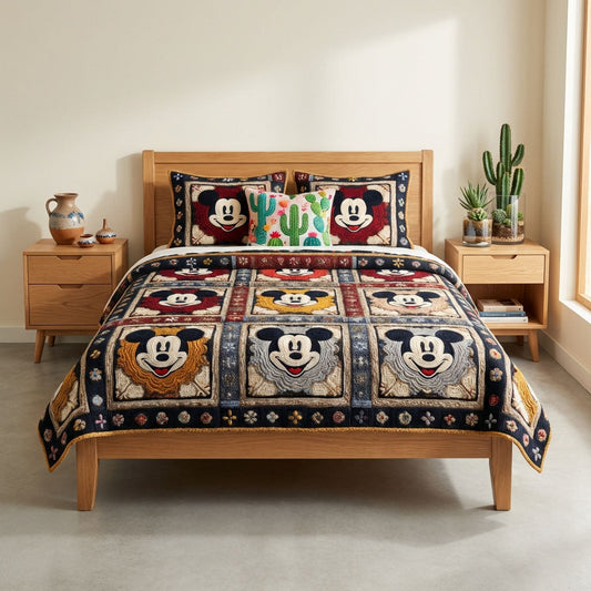 Playful Blocks 3-Piece Quilted Bedding Set DMC0DK032