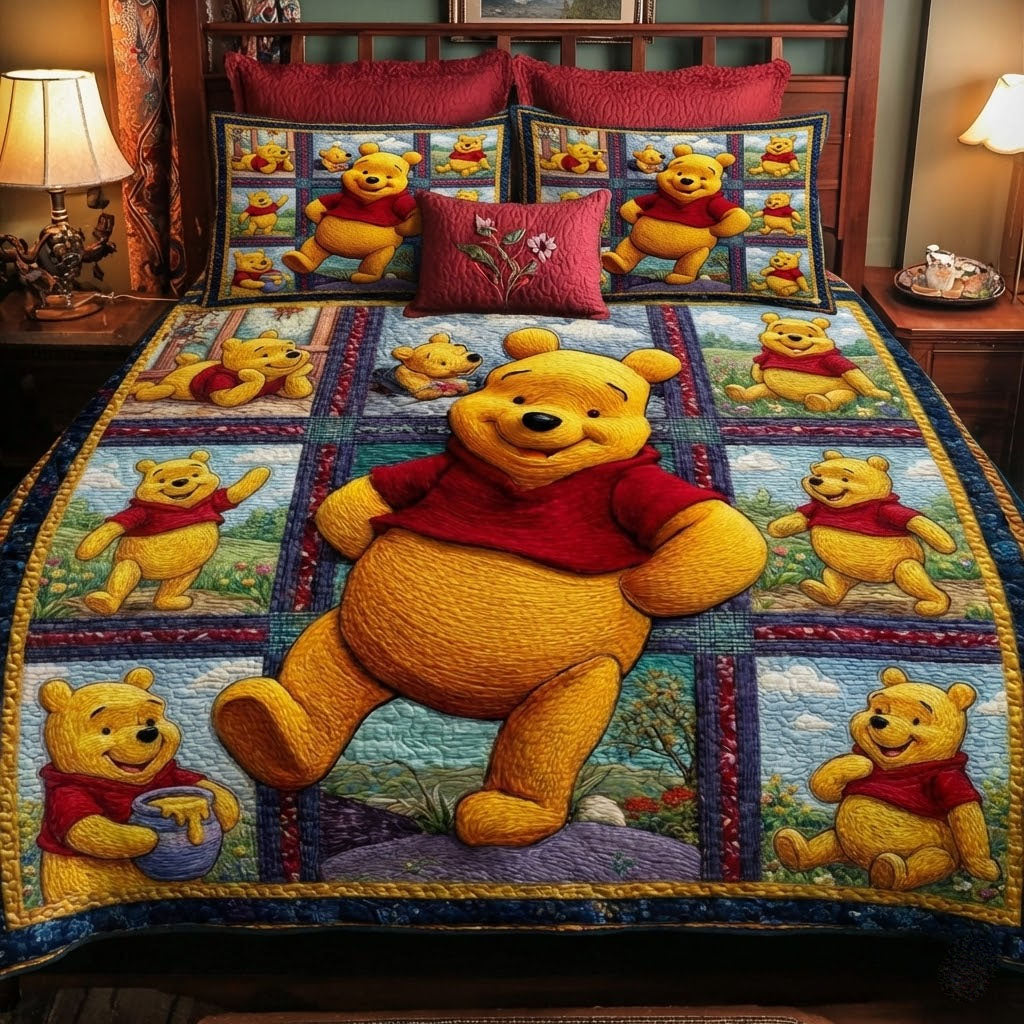 Playful Comfort 3-Piece Quilted Bedding Set DMC0DK020
