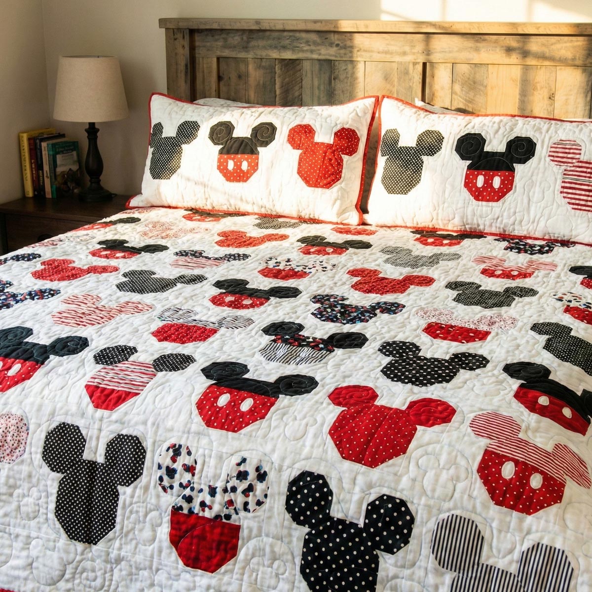 Playful Icons 3-Piece Quilted Bedding Set DMC0DV032