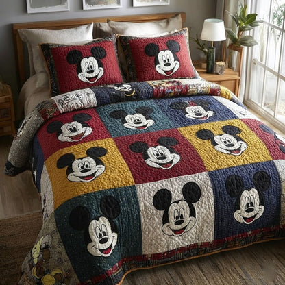 Playful Patch 3-Piece Quilted Bedding Set DMC0DK003