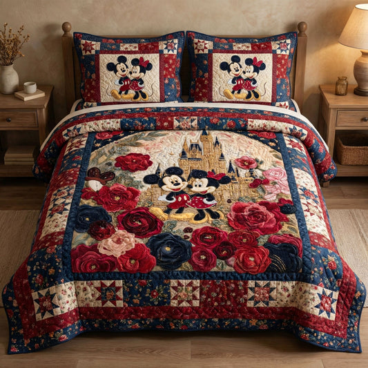 Promise of Love 3-Piece Quilted Bedding Set DMC0NT058
