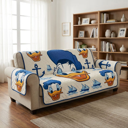 Retro Duck Quilted Sofa Cover DMC0DK061