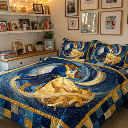 Royal Affection 3-Piece Quilted Bedding Set DMC0NT101