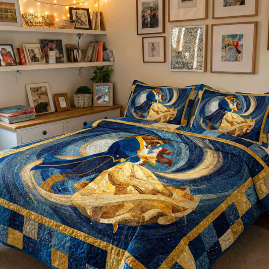 Royal Affection 3-Piece Quilted Bedding Set DMC0NT101