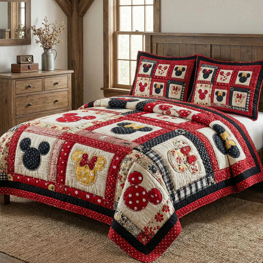 Rustic Harmony 3-Piece Quilted Bedding Set DMC0NT141