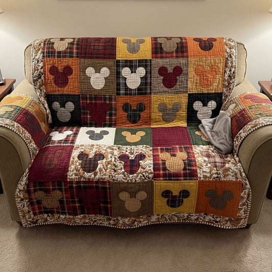 Rustic Heartland Quilted Sofa Cover DMC0PT053