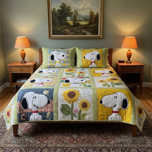 Rustic Pals 3-Piece Quilted Bedding Set DMC0DV046