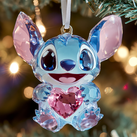 Sparkle Heart - Mica Ornament - Gift for Family Members NCU0TTH001