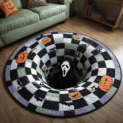 Screaming Hollow Quilted Round Mat NCU0DV015