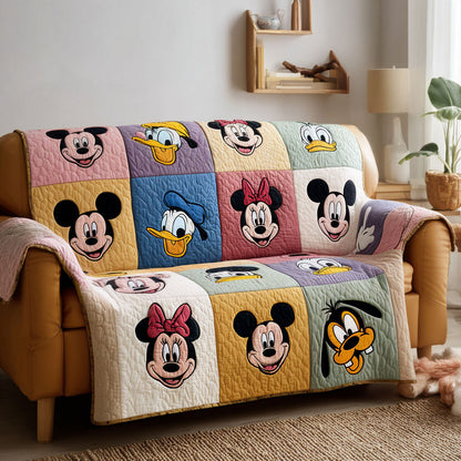 Simple Happiness Quilted Sofa Cover DMC0NT024