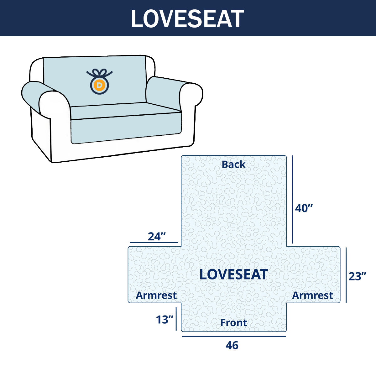 Vintage Pop Quilted Sofa Cover DMC0DK043