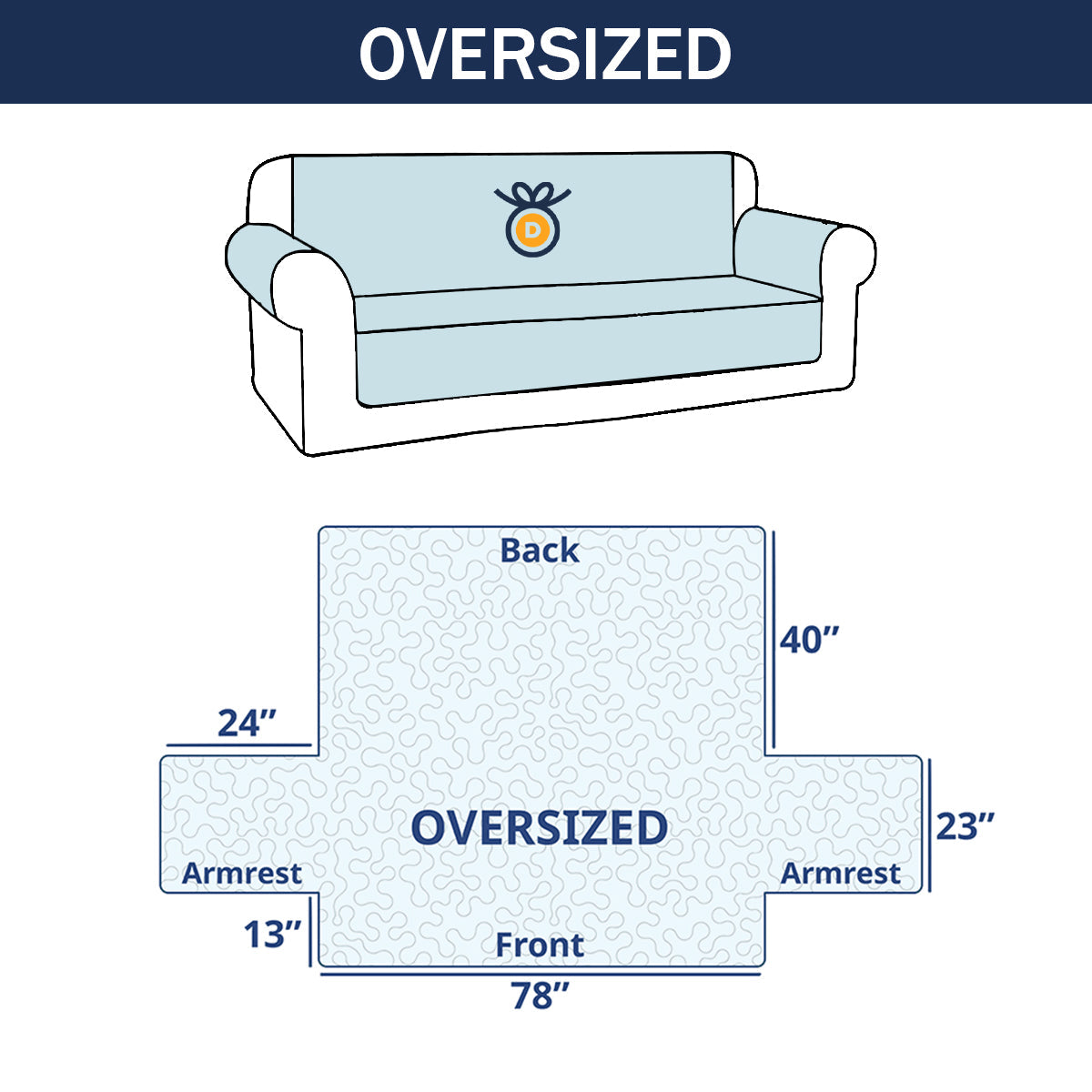 Classic Joy Quilted Sofa Cover DMC0NT013