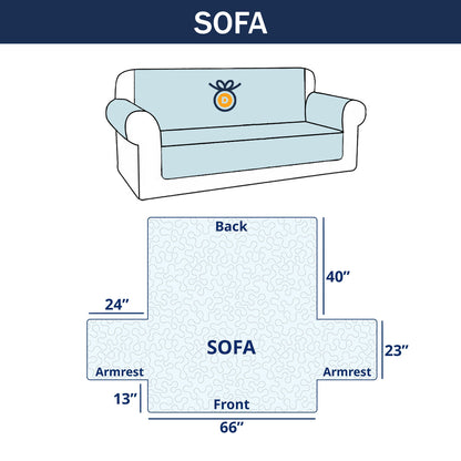 Colorful Memories Quilted Sofa Cover DMC0NT016