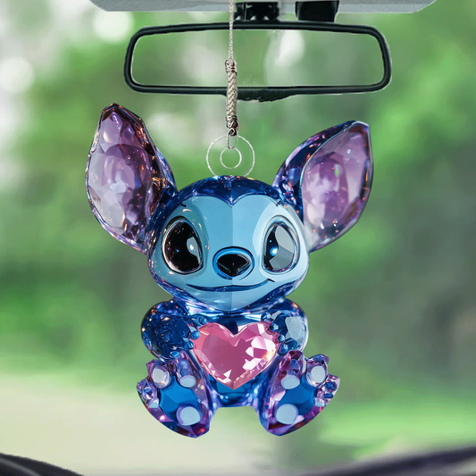 Sparkle Blue - Car Hanging Ornament - Gift For Family Members NCU0HT070