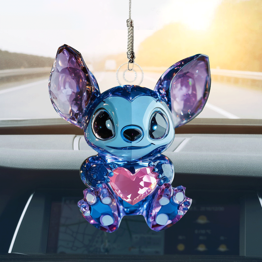 Sparkle Blue - Car Hanging Ornament - Gift For Family Members NCU0HT070