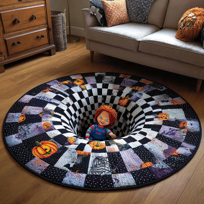 Spiral of Fear Quilted Round Mat NCU0DV016