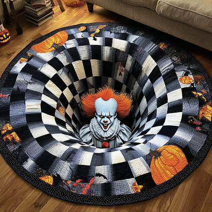 Spooky Night Quilted Round Mat NCU0DV006