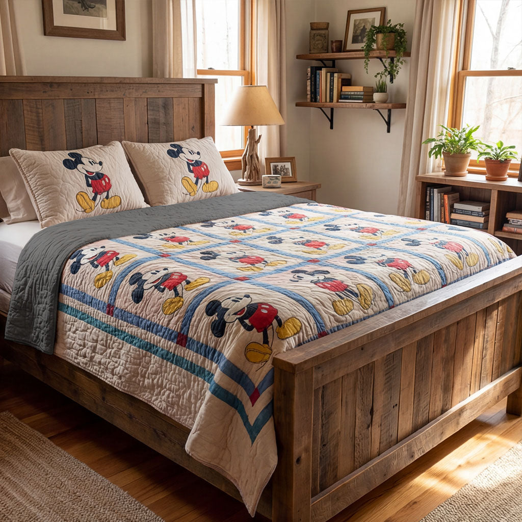 Storytime Comfort 3-Piece Quilted Bedding Set DMC0PT046