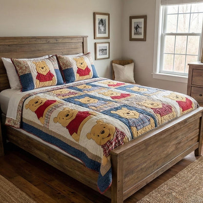 Sweet Comfort 3-Piece Quilted Bedding Set DMC0DV042