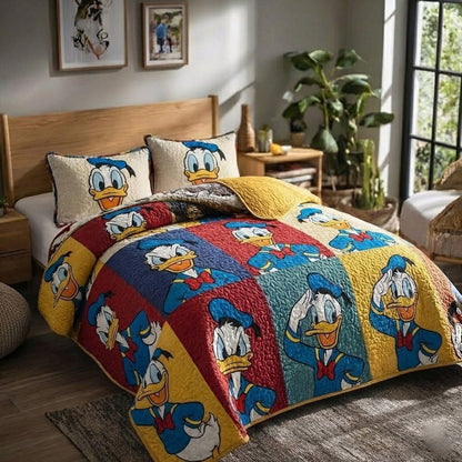Sweet Companions 3-Piece Quilted Bedding Set DMC0DK011