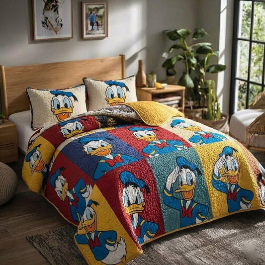 Sweet Companions 3-Piece Quilted Bedding Set DMC0DK011