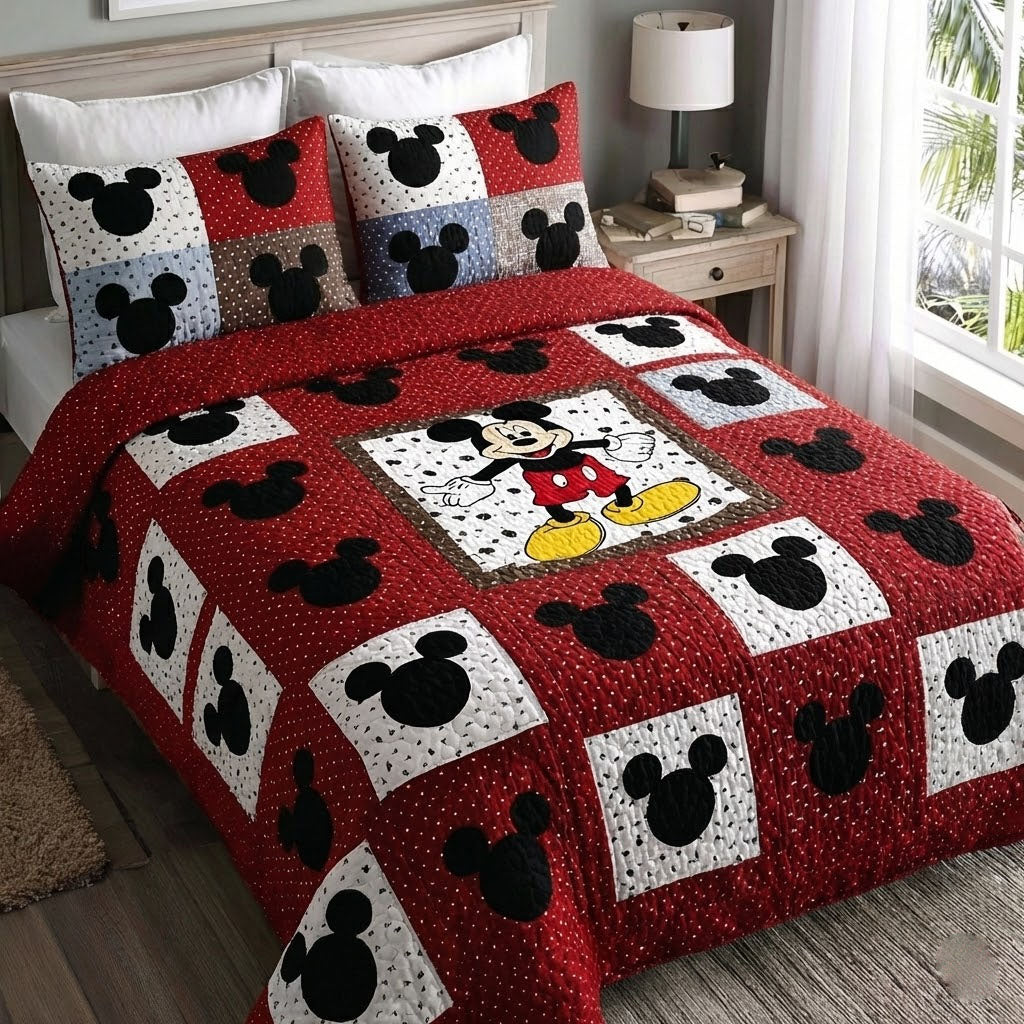 Sweet Dreams 3-Piece Quilted Bedding Set DMC0DK006