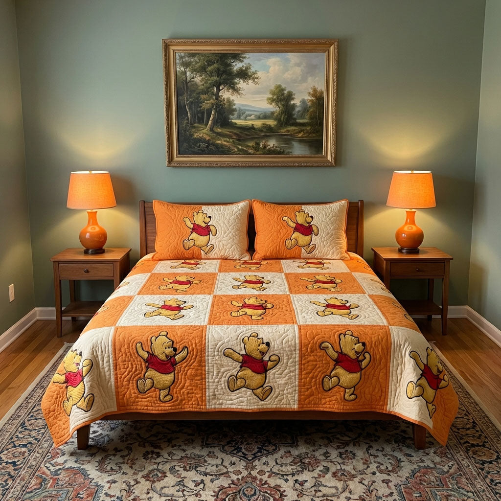 Sweet Dreams 3-Piece Quilted Bedding Set DMC0DK034