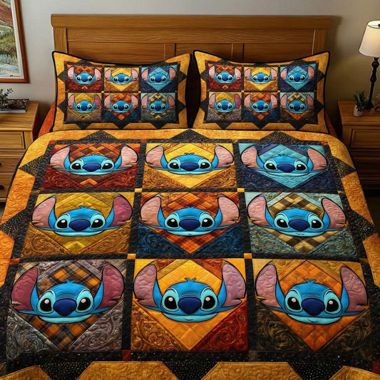 Sweet Nights 3-Piece Quilted Bedding Set DMC0DV020