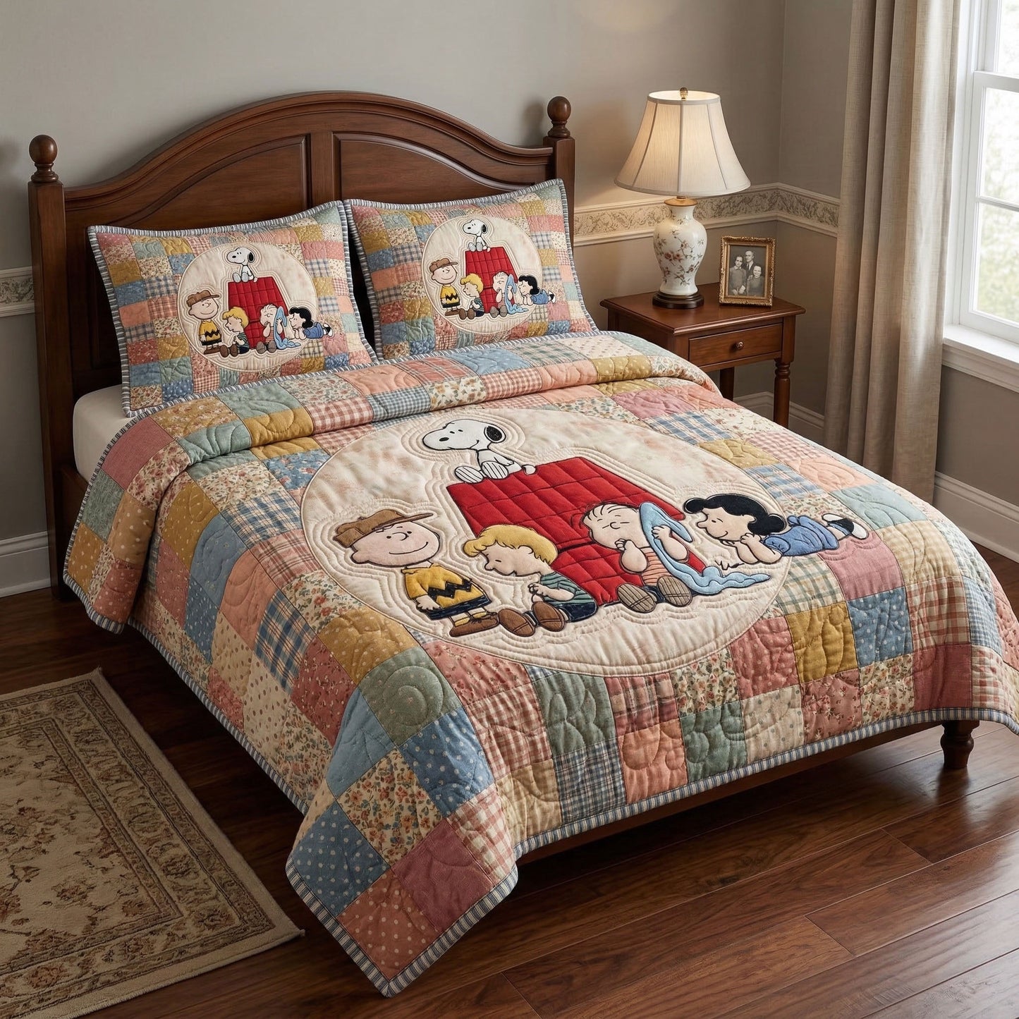 Sweet Nostalgia 3-Piece Quilted Bedding Set DMC0NT187