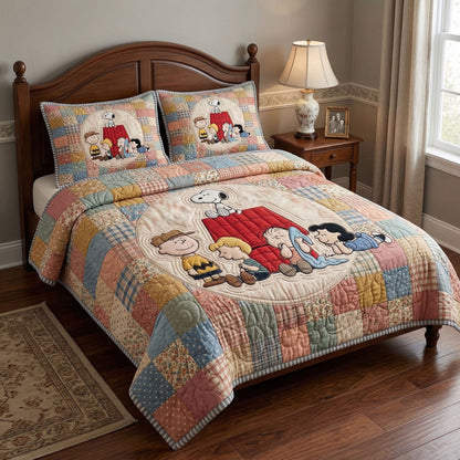 Sweet Nostalgia 3-Piece Quilted Bedding Set DMC0NT187