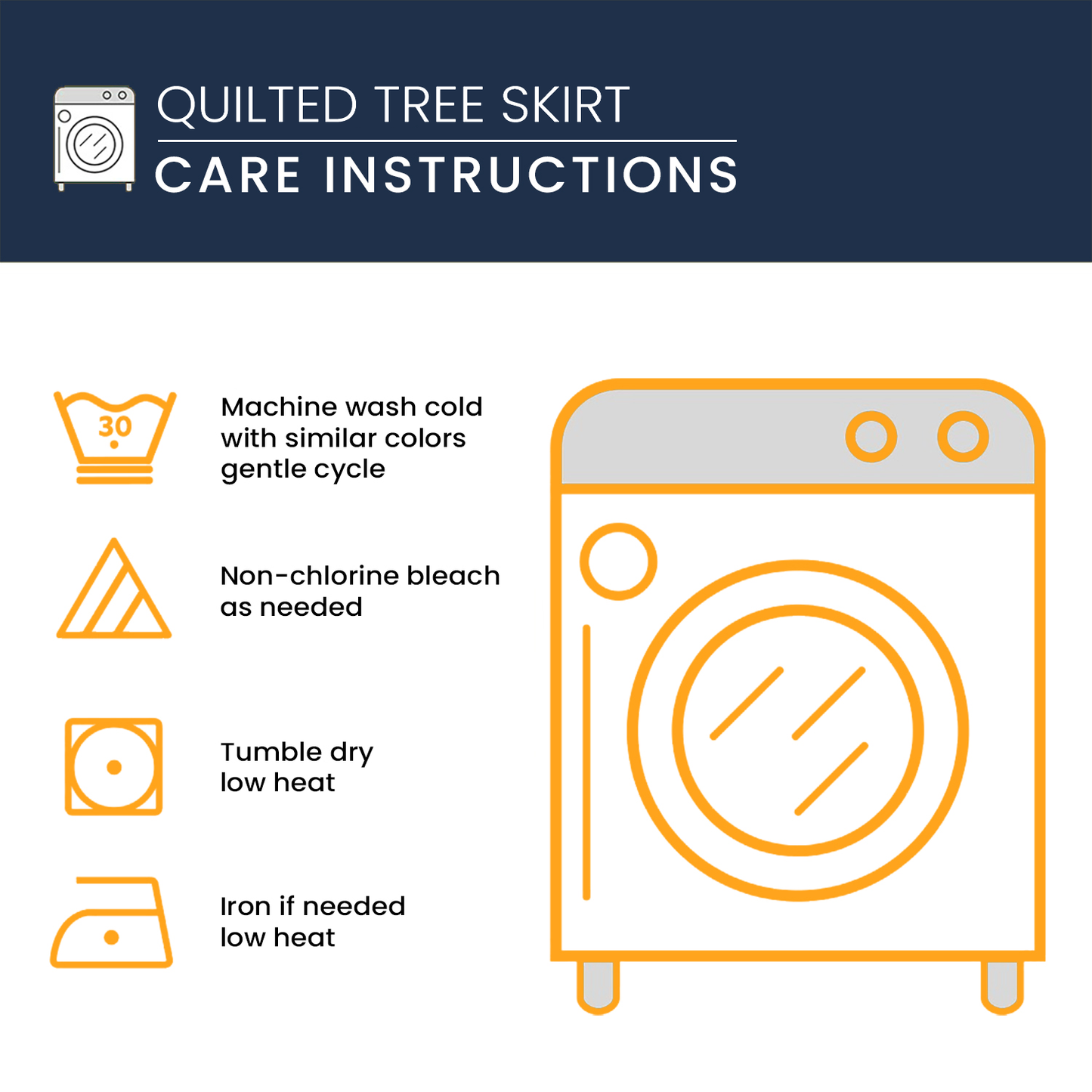 Snowflake Blue Spirit Quilted Tree Skirt NCU0HT085