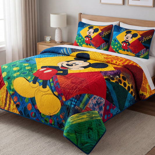 Timeless Charm 3-Piece Quilted Bedding Set DMC0NT131
