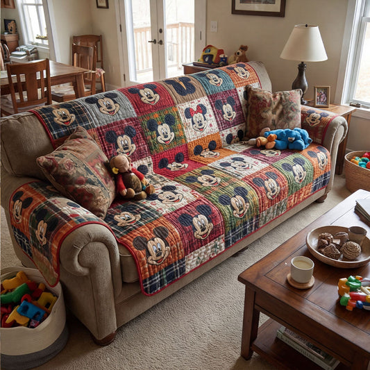 Timeless Comfort Icons Quilted Sofa Cover DMC0PT054