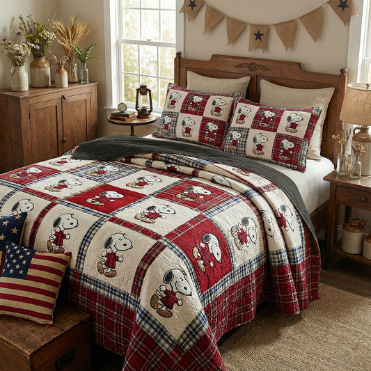Timeless Homestead 3-Piece Quilted Bedding Set DMC0PT088