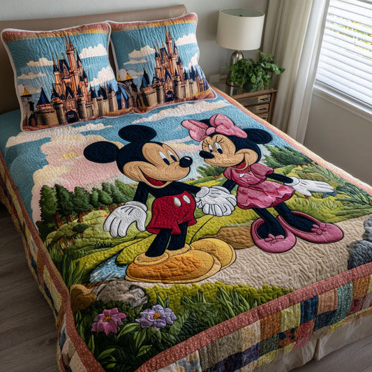 Timeless Romance 3-Piece Quilted Bedding Set DMC0NT008