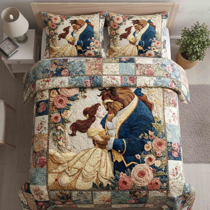Timeless Romance 3-Piece Quilted Bedding Set DMC0NT102