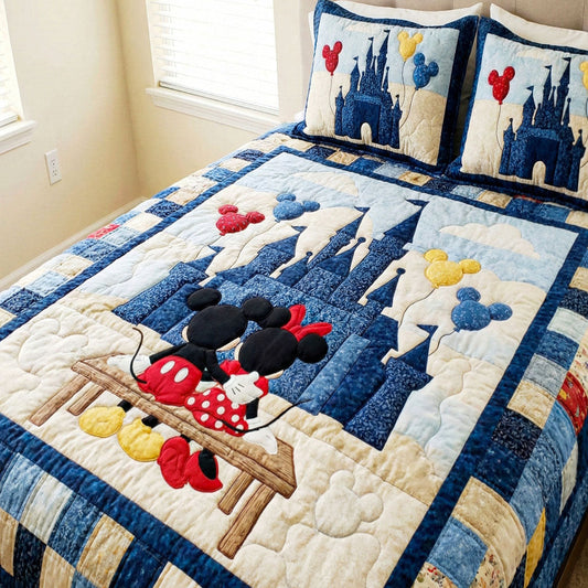 Together Always 3-Piece Quilted Bedding Set DMC0NT009