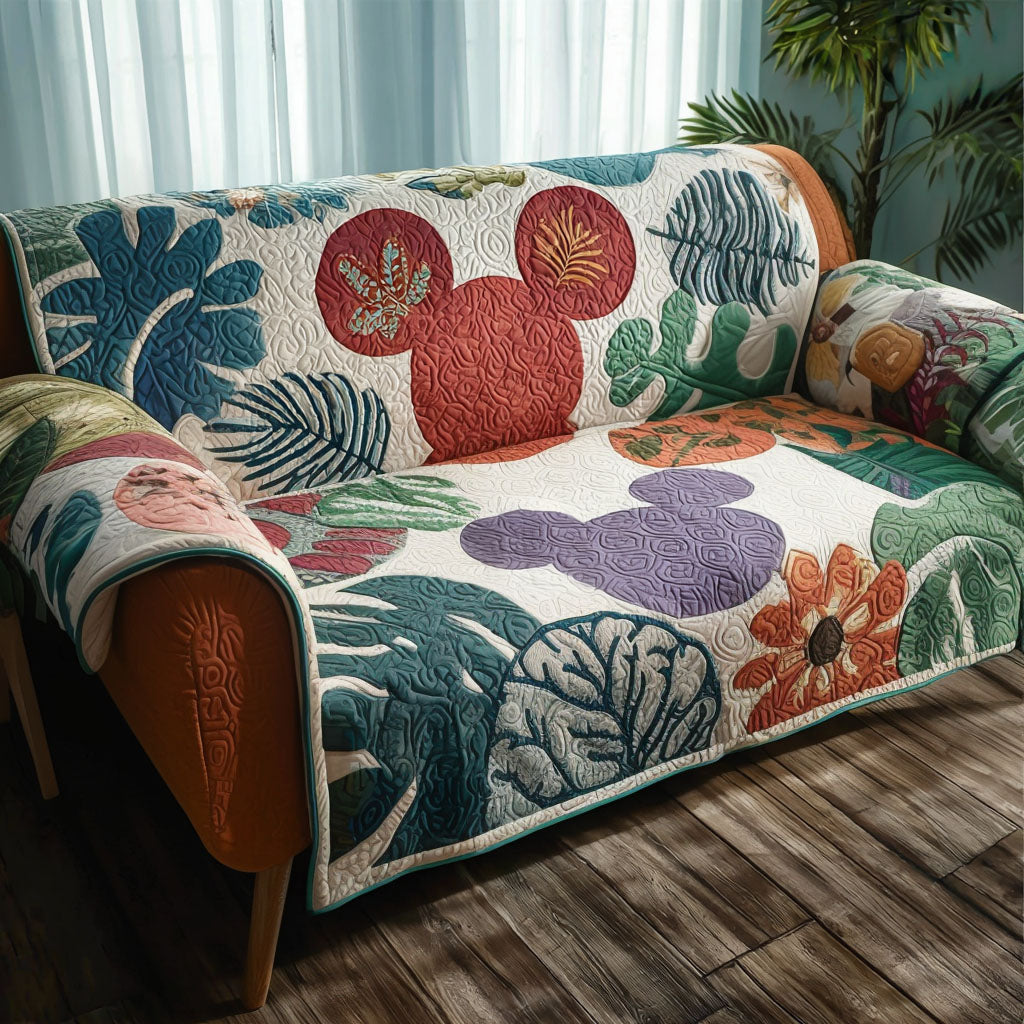 Tropical Canopy Quilted Sofa Cover DMC0PT033