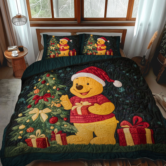 Twinkling Nights 3-Piece Quilted Bedding Set NCU0LT075