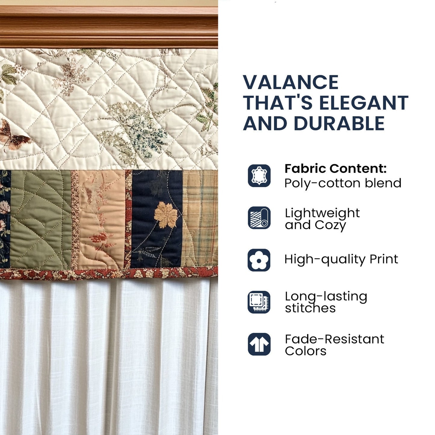 Vintage Gallery Quilted Valance DMC0PT003