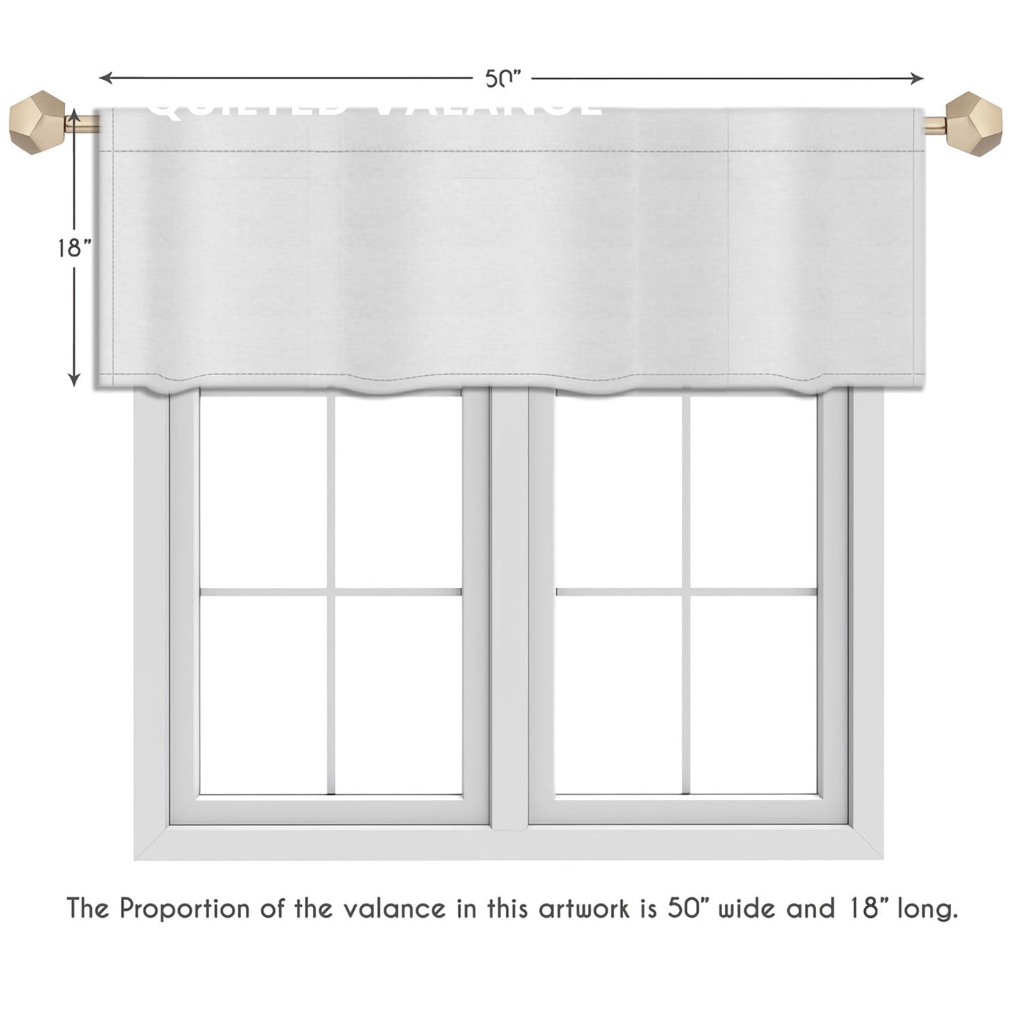 Vintage Gallery Quilted Valance DMC0PT003