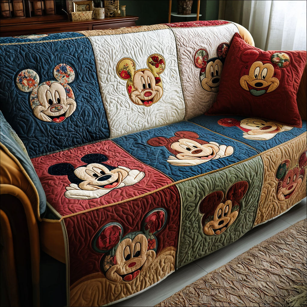 Vintage Gallery Quilted Sofa Cover DMC0PT003