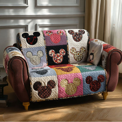 Vintage Icon Gallery Quilted Sofa Cover DMC0PT035